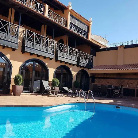 别墅 Madera With Private Pool, Wonderful Sea-view, Terrace, Bbq, Wifi, Wintergarden 阿德耶